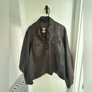 UBER Owatonna Minnesota Vintage Soft Leather Pullover Jacket Men’s 46/XL
